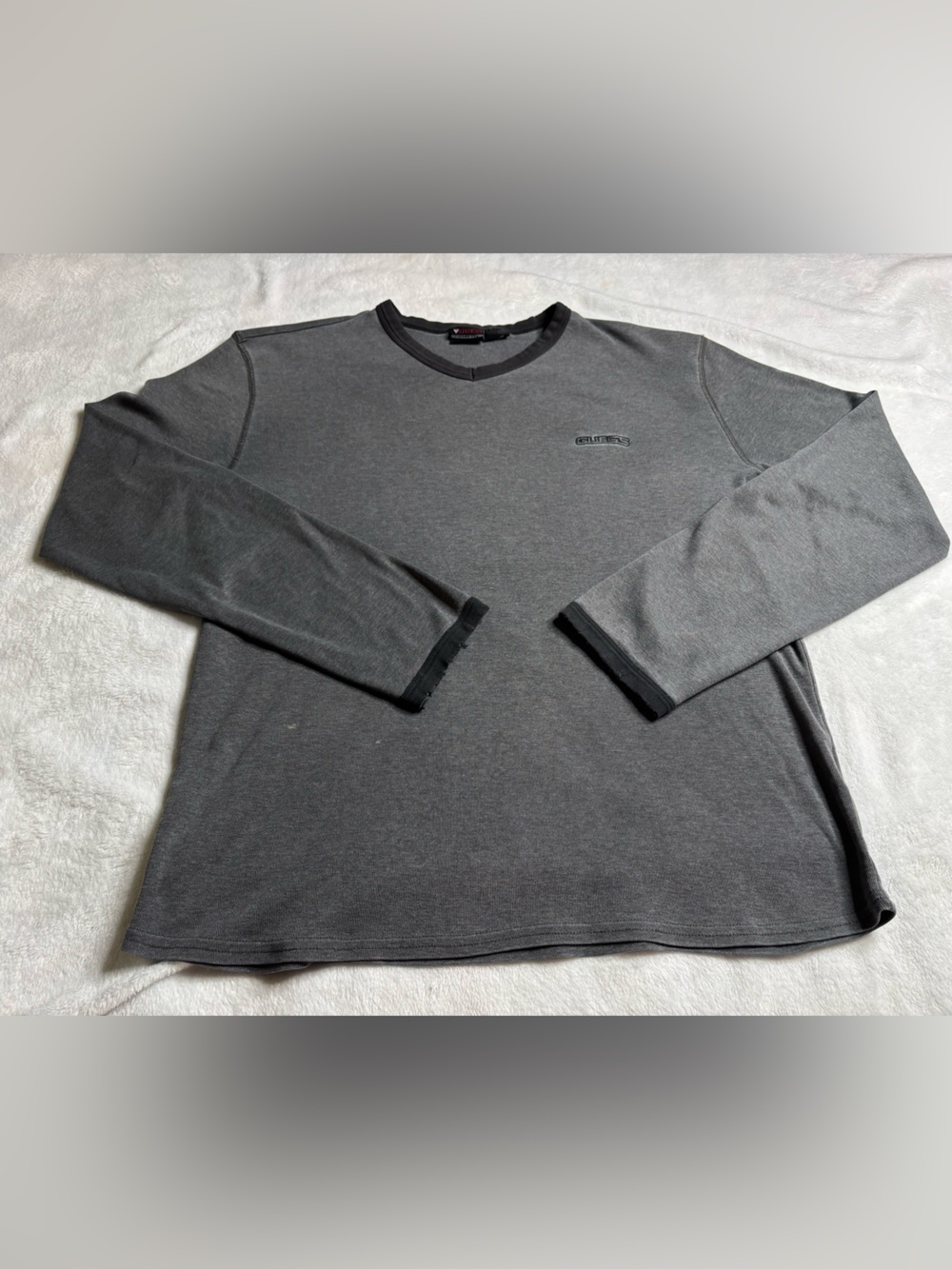 Guess Men's Dark Gray Crewneck Sweatshirt